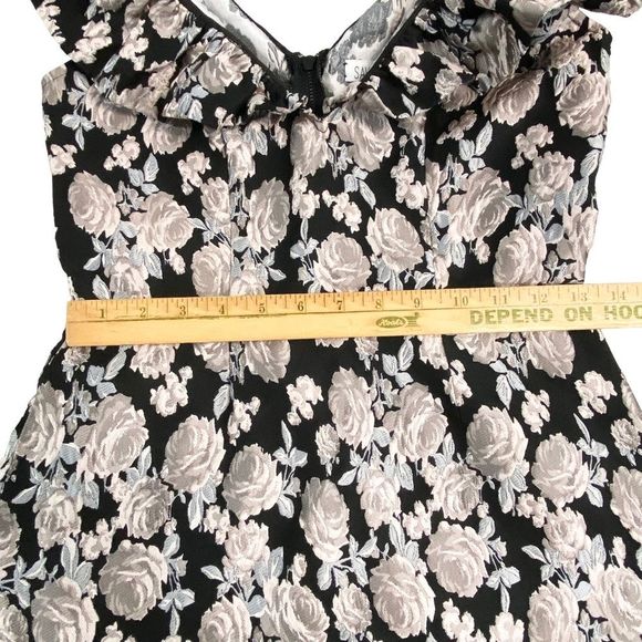 Free People X Saylor Small V Neck Brocade Maeve Mini Sexy Evening Homecoming - Picture 15 of 16